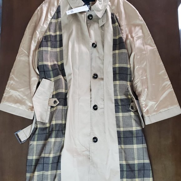 French connection Anais Check Belted  trench - Picture 2 of 6
